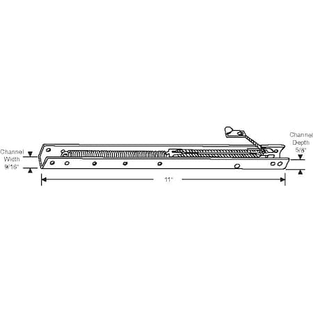 11in Window Channel Balance